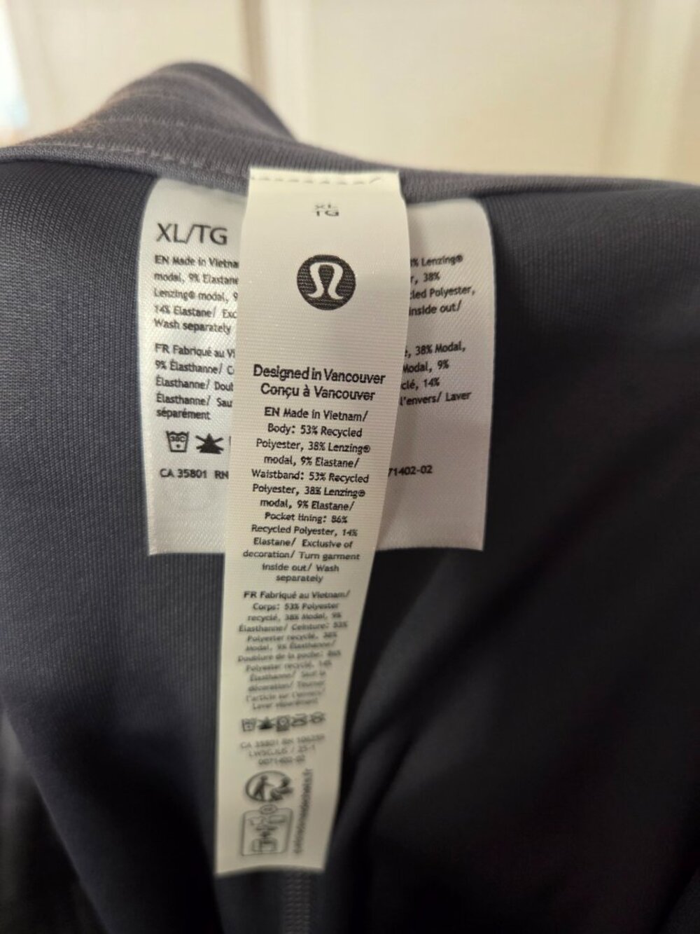 Size XL - Lululemon Softstreme HR Straight Leg Pants Gray High Rise Wide Leg NWT - Picture 2 of 4